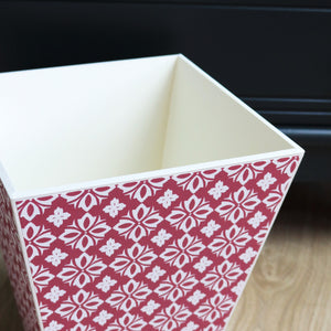 Alanna Waste Bin - Campion Red