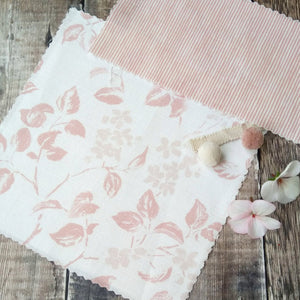 NEW-Apple Blossom Fabric - Blush Pink