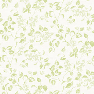 NEW-Apple Blossom Fabric - Green