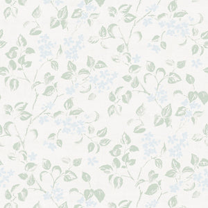 NEW-Apple Blossom Fabric - Lichen