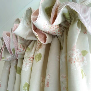 NEW - Abigail Hydrangea Fabric - Soft Dove