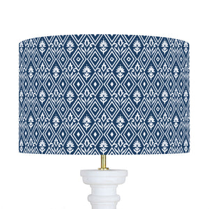Indra Thistle Lampshades - Blues