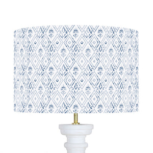 Indra Thistle Lampshades - Blue & Green Duo
