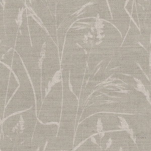 Meadow Grass Fabric - Natural On Dove