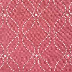 Mollie Fabric - Natural On Faded Red