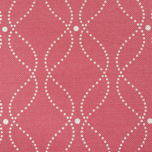Mollie Fabric - Natural On Faded Red