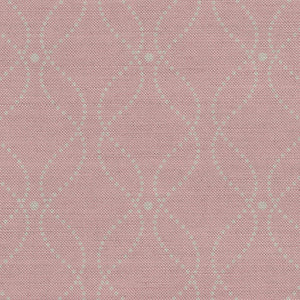 Mollie Fabric - Natural On Heather Pink