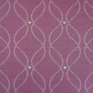 Mollie Fabric - Natural On Plum
