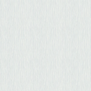 Pinstripe Fabric - Smoke Blue