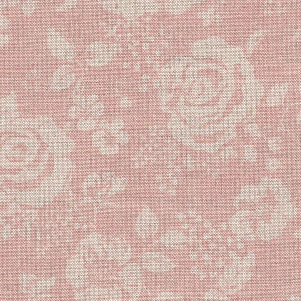 Rose Stepping Stone Pattern Summer Garden Stone Fabric | Halstock
