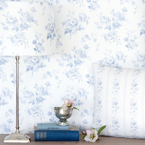 Adelaine Wallpaper- Loire Blue - Meg Morton