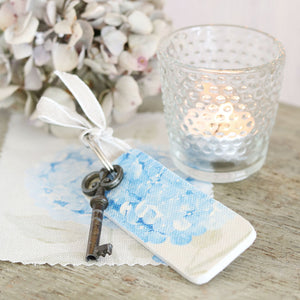 Hydrangea Keyring - Paris Blue - Meg Morton