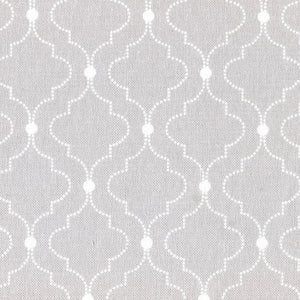Chalbury Fabric - White On Soft Quail