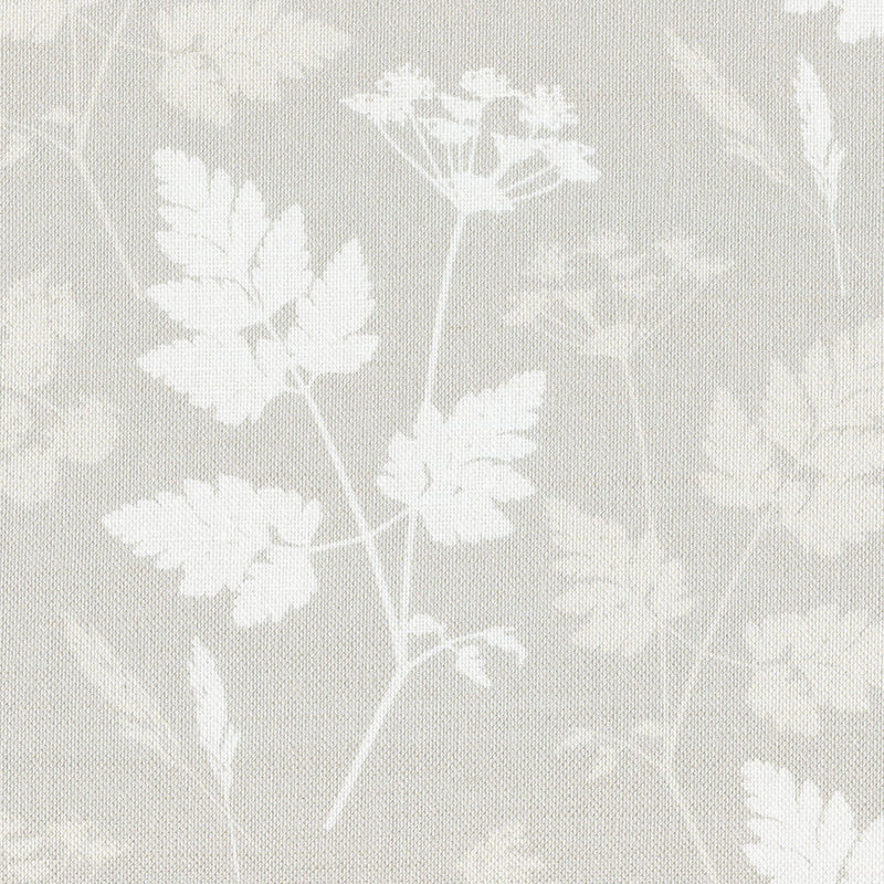 Cow Parsley Linen Fabric In Somerset Stone 