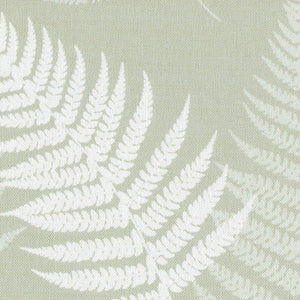 Large Thorncombe Fern Fabric - Soft Moss - Meg Morton