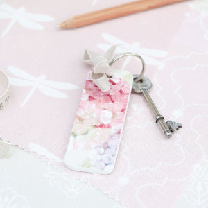 Hydrangea  Keyring - Pastel Pink - Meg Morton