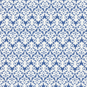 Leilani Linen Fabric - Indian Blue