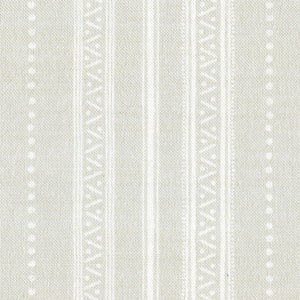 NEW Shillingstone Stripe Linen Fabric - White On Millstone