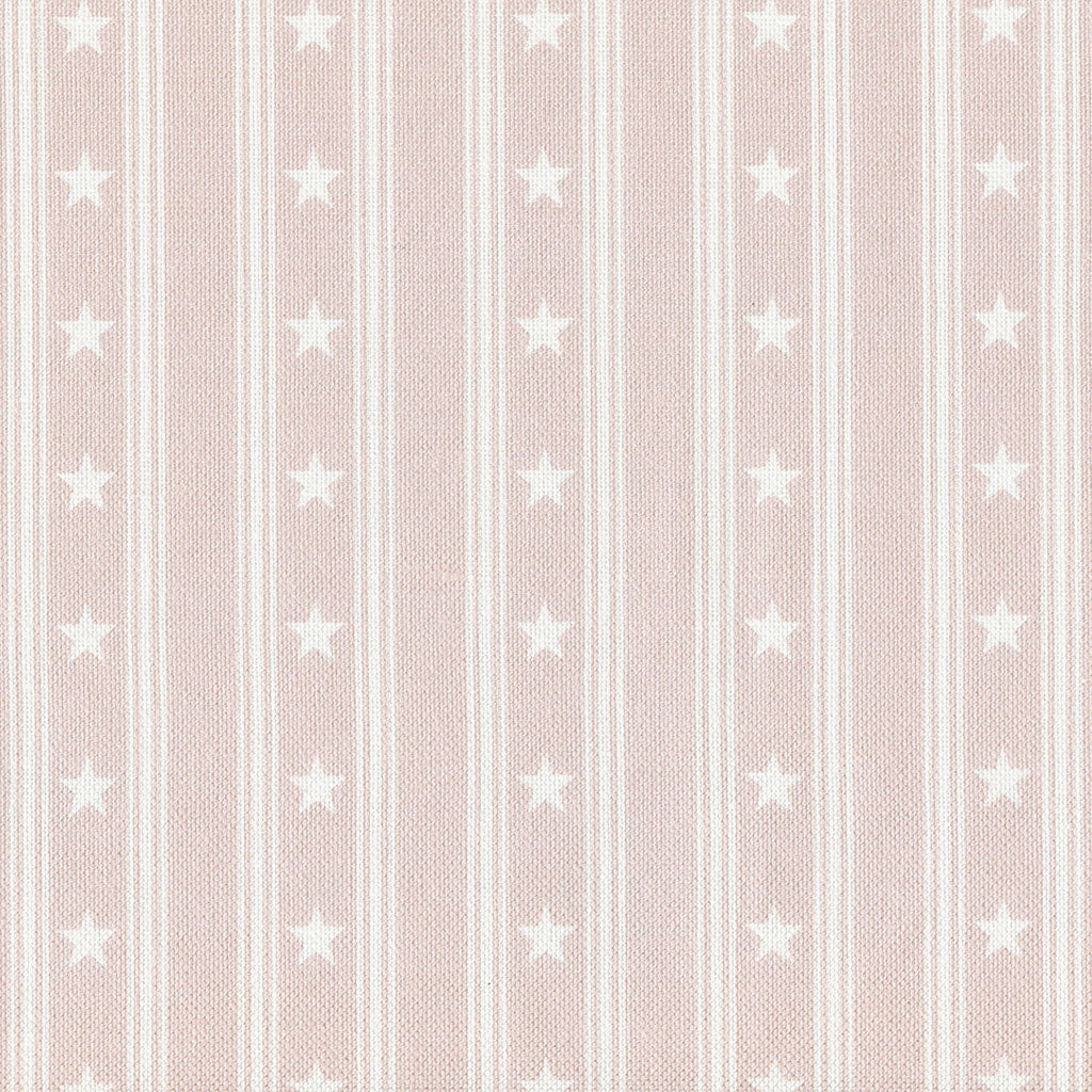 Starfall Fabric - White On Vintage Pink - Meg Morton