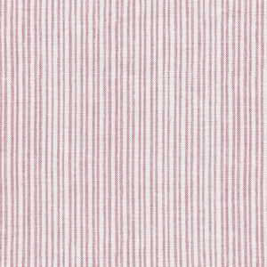 Studio Stripe Linen Fabric - Wild Rose
